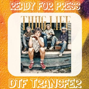 Golden Girls Thug Life DTF Transfers, The Golden Girls Fan Vibes Ready to Press, 80s TV Sitcom Dtf, Golden Girls Lover Gift, Women Gift For