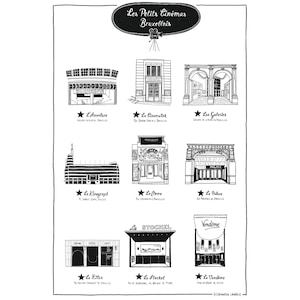 Poster of small Brussels cinemas