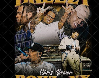 Chris Brown Breezy Bowl XX t-shirt PNG design, bootleg tee, instan download and ready to print.
