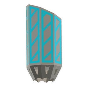 4&quot; to 8&quot; Octagon Exhaust Tip DXF