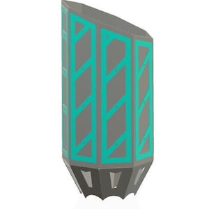 5&quot; to 10&quot; Octagon Exhaust Tip DXF