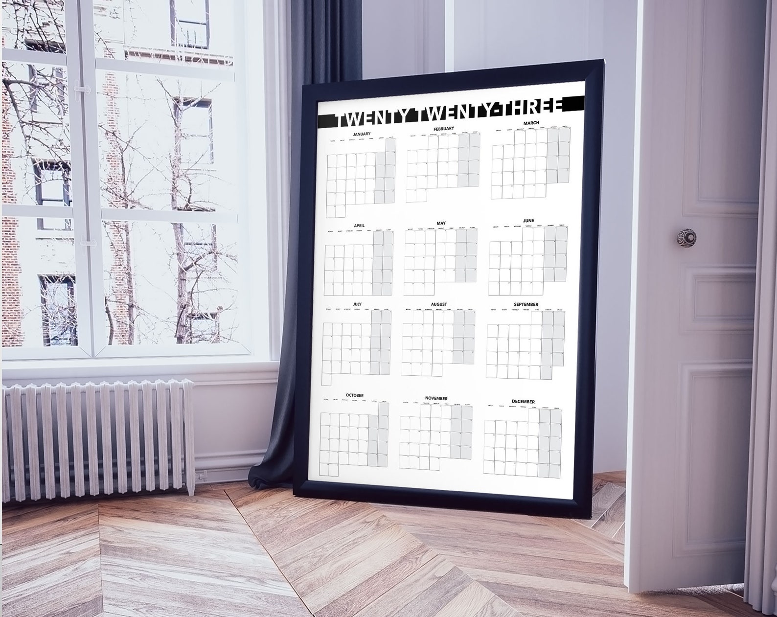 Calendrier Mural 2023 Grand Format Calendarios De Pared 2023 Personalizados - IMAGESEE