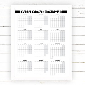 Calendrier Mural 2026 ZORVYN - Format 74x52 Cm, Vue Mensuelle, Week-ends En Couleur - Avec Autocollants Et Bande Adhésive