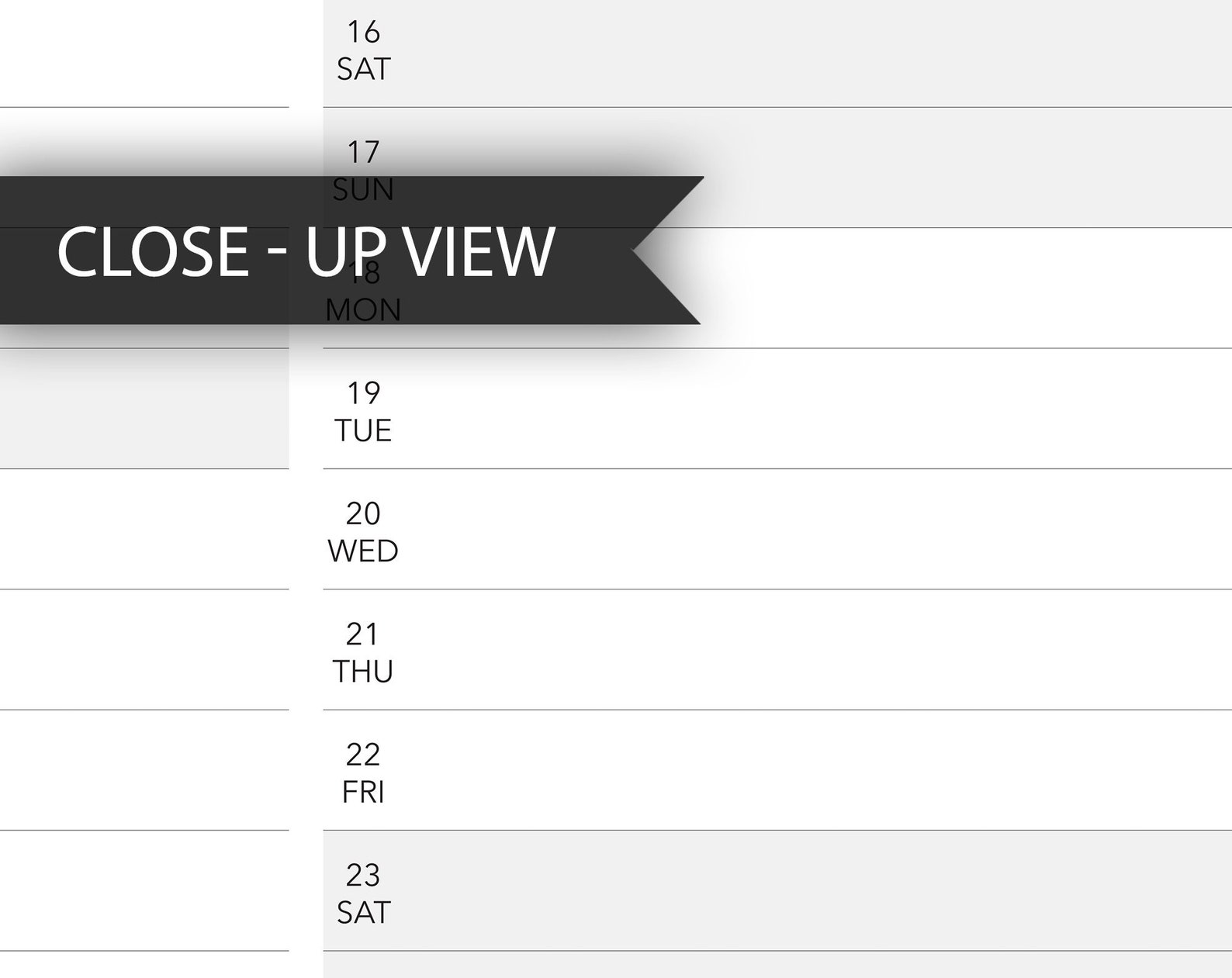 Extra Large Wall Calendar 2023 Calendrier trimestriel 2023 Imprimable Blank Dated Quarterly Etsy