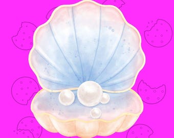 Clamshell Cookie Cutter *Multiple Sizes*