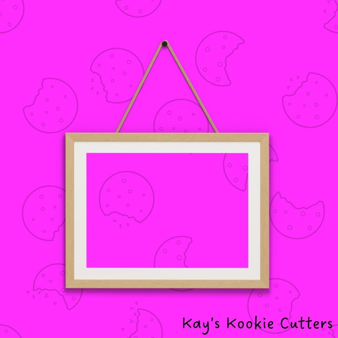 Snack Rectangle Frame Rectangle Hanging Frame Cookie Cutter *multiple Sizes* - Etsy