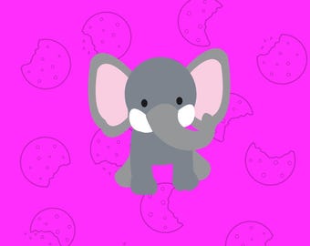 Elephant Cookie Cutter *Multiple Sizes*