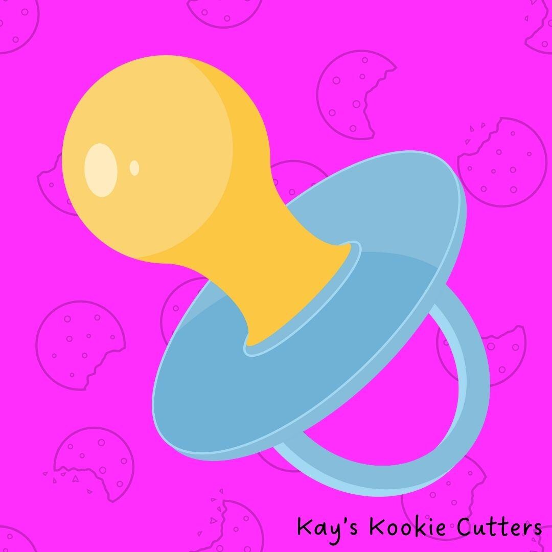 Pacifier Cookie Cutter *multiple Sizes* - Etsy