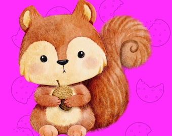 Squirrel 2 Cookie Cutter *Multiple Sizes*