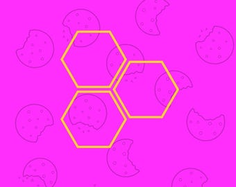 Honeycomb 2 Cookie Cutter *Multiple Sizes*