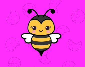 Bee 3 Cookie Cutter *Multiple Sizes*