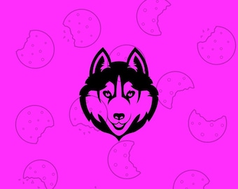 Husky Head Cookie Cutter *Multiple Sizes*