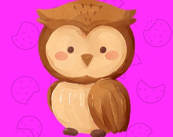 Owl 2 Cookie Cutter *Multiple Sizes*