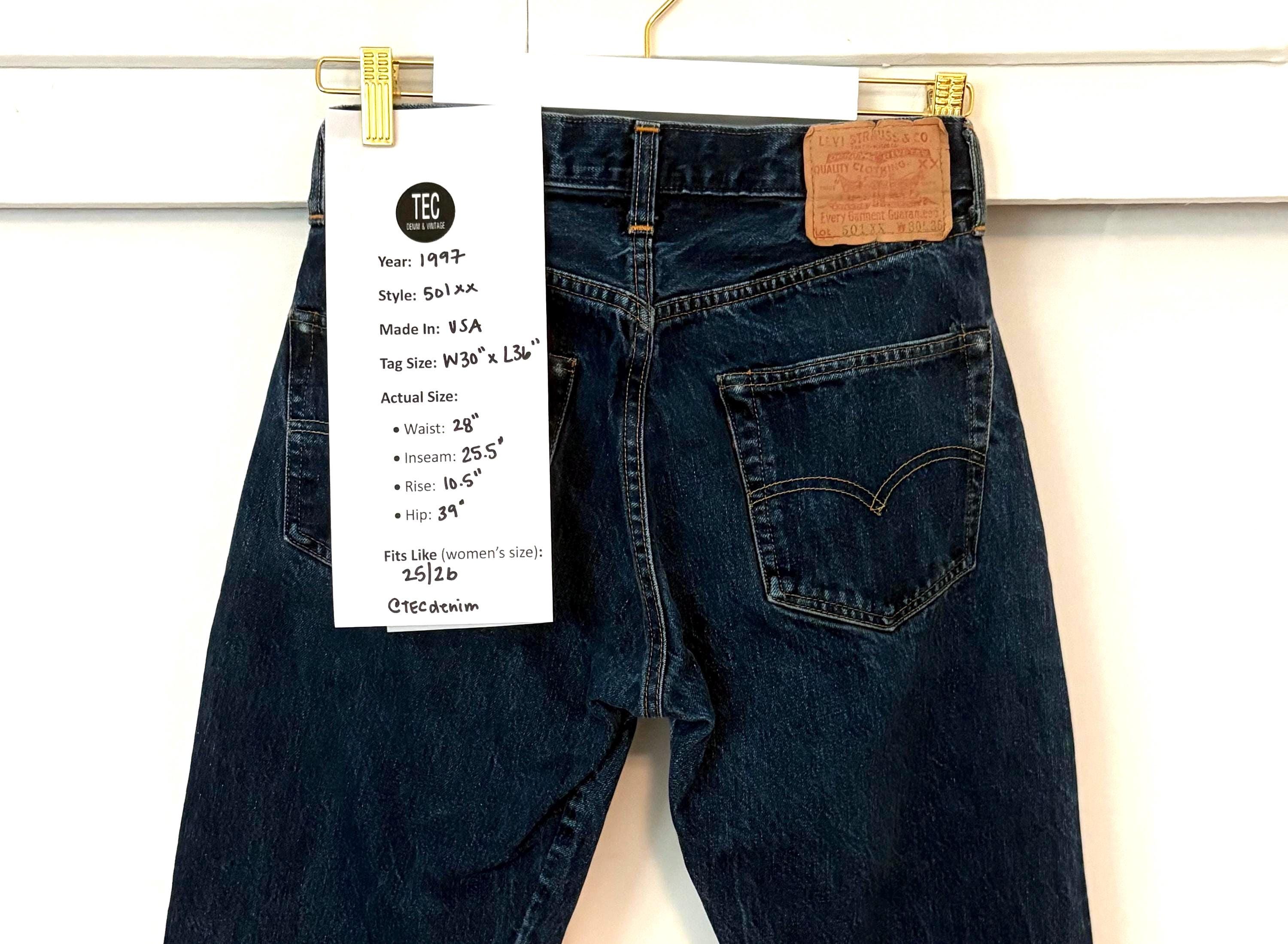 Levi's Vintage Clothing LVC 1954 501 ZXX Men 32x33 Selvedge