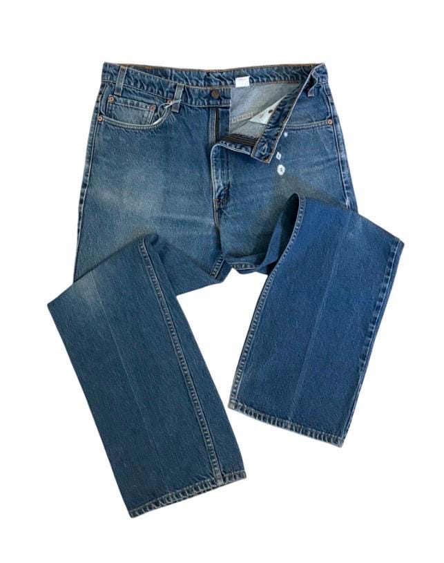 W36” L31” Vintage Levi's 517 Jeans: 90s USA Made, Medium Dark Wash