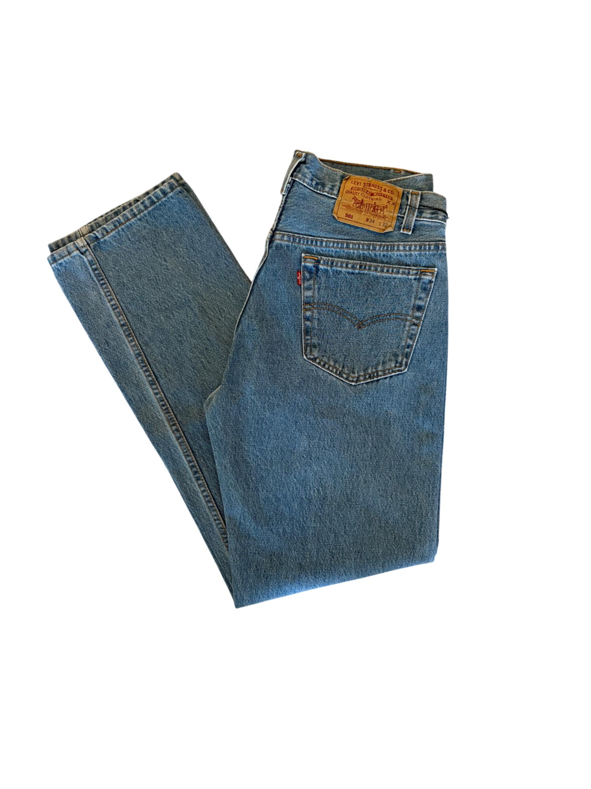 Vintage Levis 501 90s - Etsy