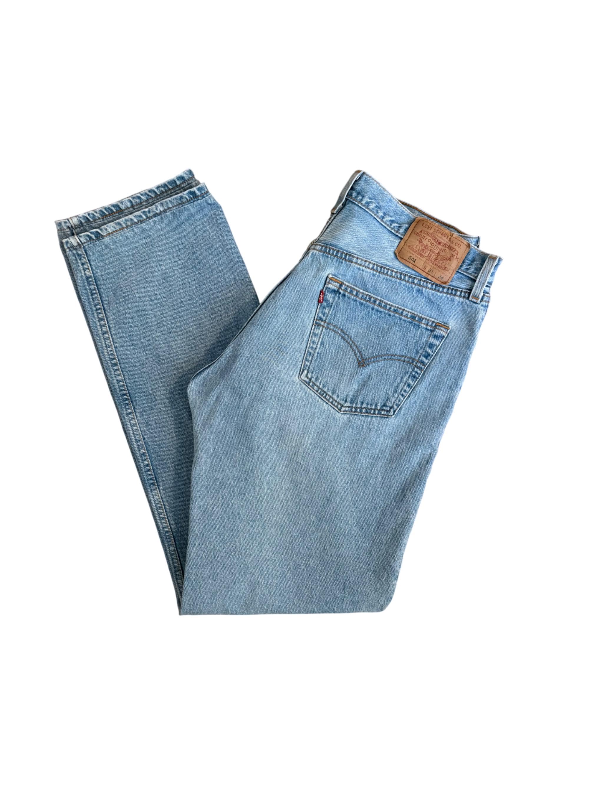 W33” L32” Levi's 501 90s USA Vintage Jeans (33” Measured Waist