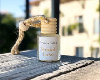 Santal Luxe Hanging Car Diffuser | 8ml Aromatherapy Air Freshener