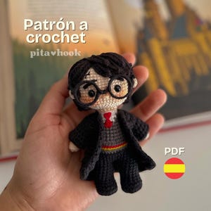 Wizard Harry Amigurumi Crochet Pattern. Wizard Doll Pattern. PDF Pattern. Digital Download. Read the description carefully.