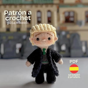 Draco Wizard Amigurumi Crochet Pattern. Wizard Doll Pattern. PDF Pattern. Digital Download. Read the description carefully.