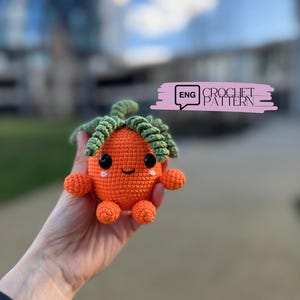 Crochet Toy Pattern – Amigurumi Pattern | BABY CARROT Pattern | PDF Crochet Tutorial