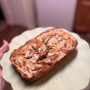 Pan de plátano casero con malvaviscos - Tarjeta de recetas