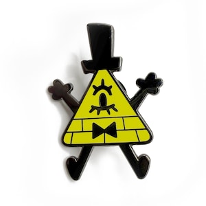Gravity Falls - Bill Cipher - 1.5&quot; Hard Enamel Pin!