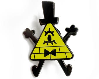 Gravity Falls - Bill Cipher - 1.5" Hard Enamel Pin!