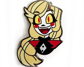 HazinBin Hotel - Charlie MorningStar - 1.75" Hard Enamel Pin!