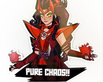 Marvel Rivals - Scarlet Witch - 4" Glossy Vinyl Sticker