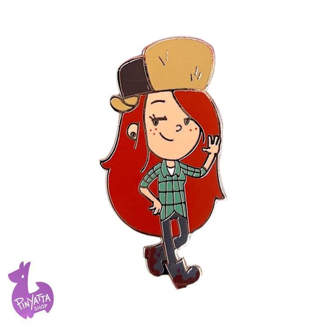 Gravity Falls - Wendy - 2" Hard Enamel Pin - Etsy