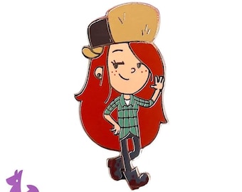 Gravity Falls - Wendy - 2" Hard Enamel Pin