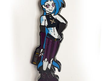 Arcane - Jinx Full Body - 2.5"  Hard Enamel Pin