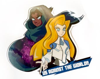 Marvel Rivals - Cloak and Dagger - 4" Glossy Vinyl Sticker