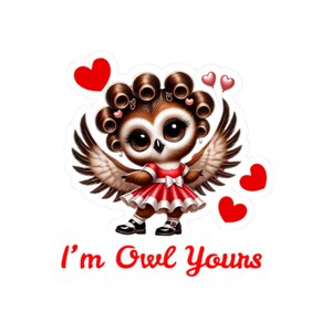 Avatars de chouettes I'm Yours Stickers et décalcomanies sur le thème de l'amour Hiboux mignons avec personnalité, coiffures et plus