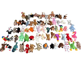 Ty Beanie Babies まとめ売り タグあり多数 パンダ汚れあり15体 Ty Beanie Babies With Canadian Tush - Etsy