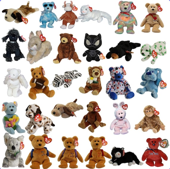 Ty Beanie Babies Bernie Berry Ice Bessie Bianca Bidder Big Apple