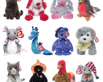 Beaniebaby様 リクエスト2点 まとめ商品 Ty Beanie Babies BBOM “year 2005” MWMT Fiddler Adonis Fritters