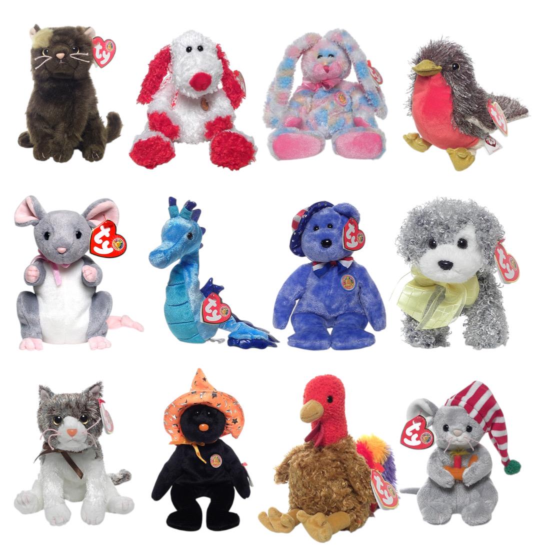 Ty Beanie Babies BBOM “year 2005” MWMT Fiddler Adonis Fritters
