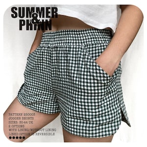 Womens Jogger Style Boxer Shorts Digital Sewing Pattern
