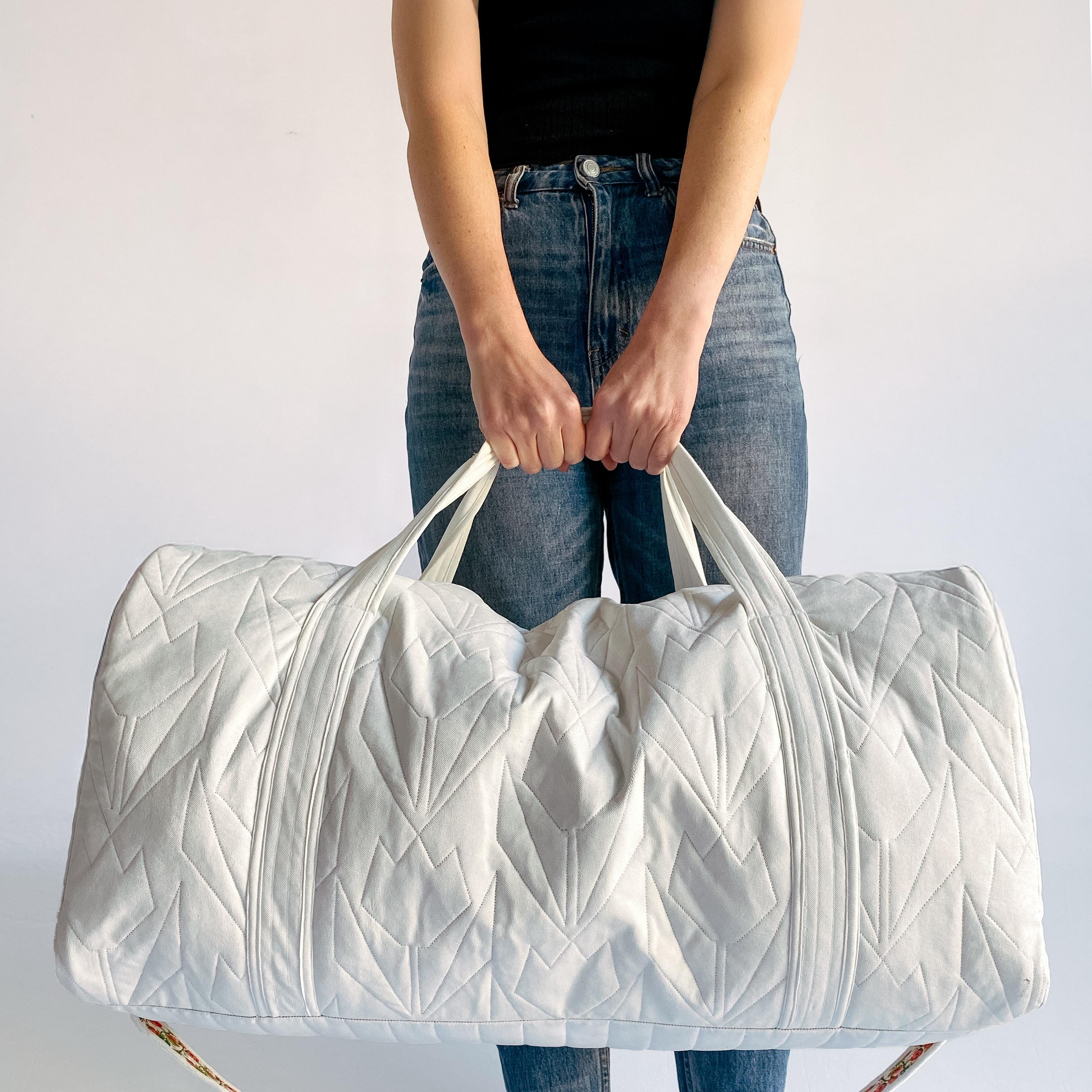 Leather Duffel Overnight Bag Free Duffle Bag Patterns To Download