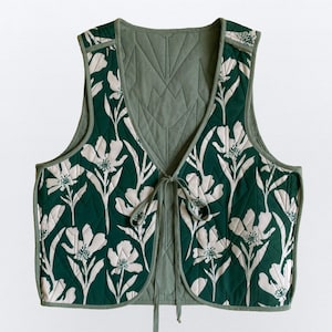 Basic Vest Sewing Pattern Tie-up Front