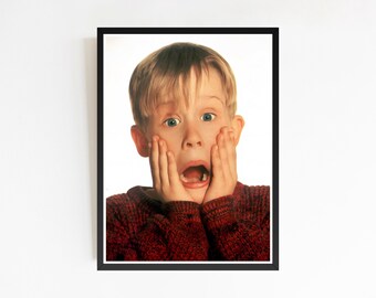 Christmas Mischief Movie Poster, Funny Bathroom Wall Art (Digital Download)