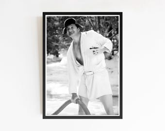 Cousin Eddie Christmas Vacation Poster, Funny Bathroom Vintage Print