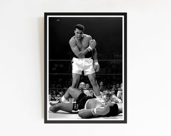 モハメド・アリ対ソニー・リストン。1965年第1ラウンドKO。ボクシング