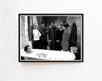 Workplace Sitcom Bathroom Poster, Funny Restroom Print (Digital Download)