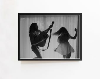 Almost Famous Poster, Retro Black and White Photography Print