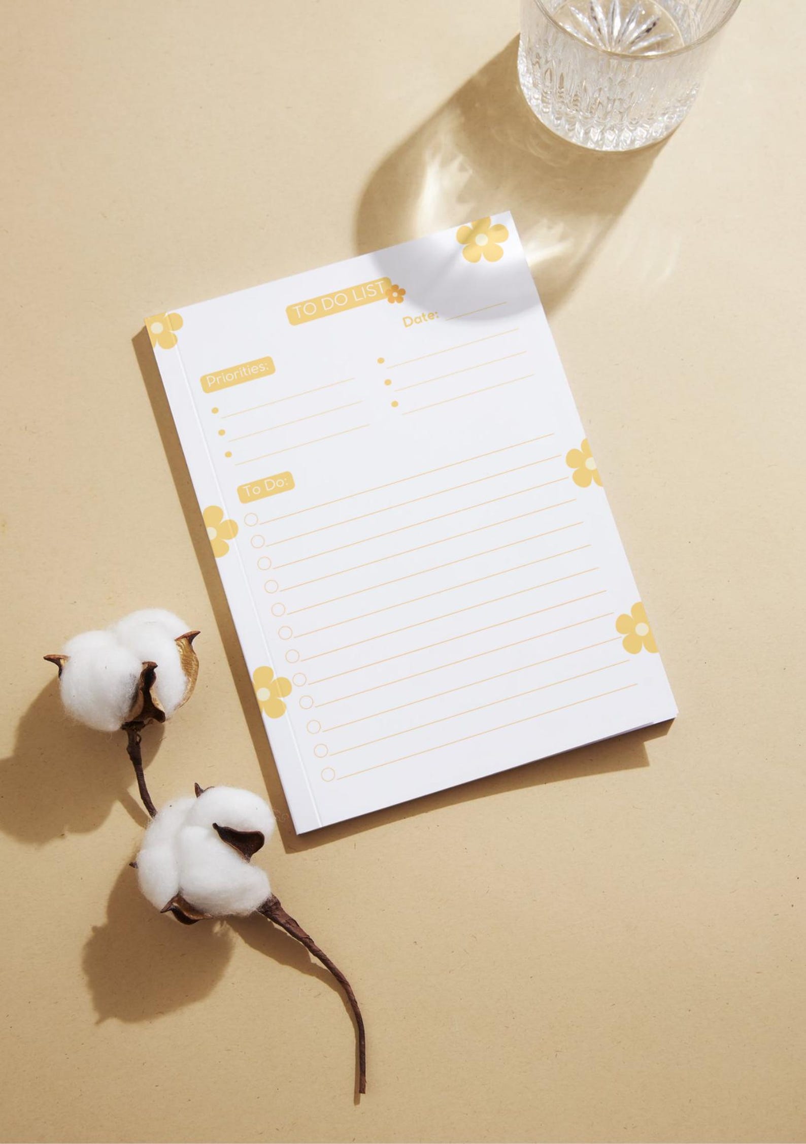 Floral to Do List Printable, Cute Daily Task List Template, PDF, A4,A5 ...