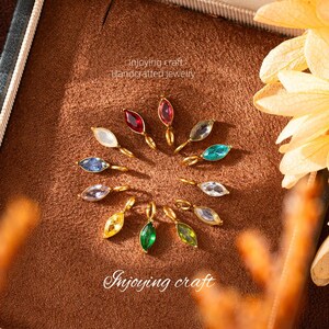Custom Birthstone Necklace, 18K Gold Diamond Necklace, Anniversary Family Gift for Mom, Bridal Gift for Grandma, Christmas Gift for Her