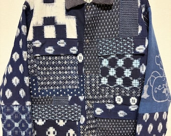 ヴィンテージの日本製ボロパッチワークラグ #3765 - Etsy 日本